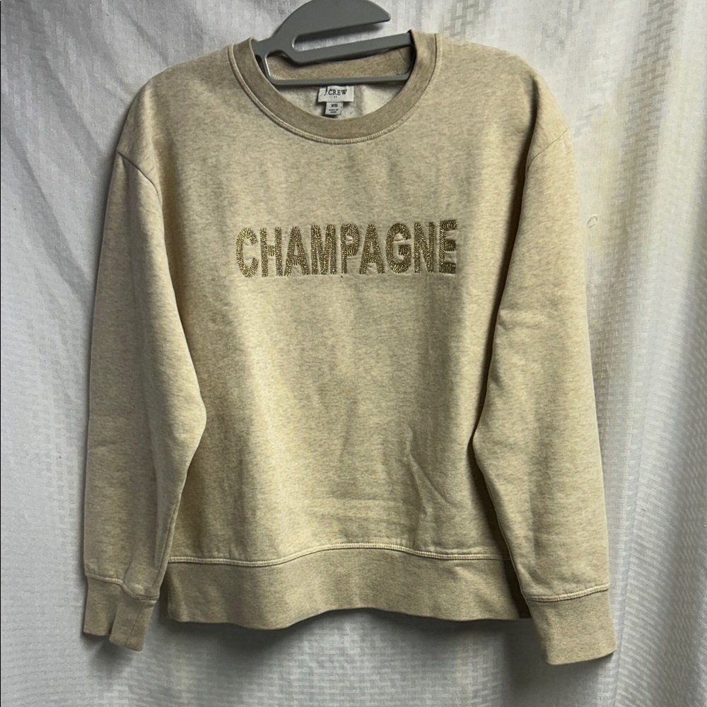 J. Crew Beige Sweatshirt